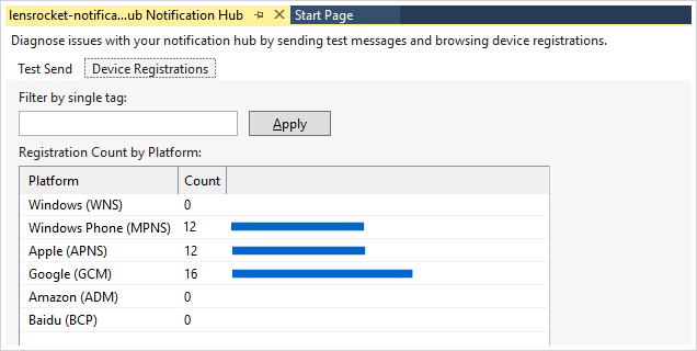 screenshot of Azure Apps Service window